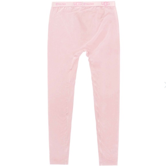 🆕UGG X TELFAR LIMITED EDITION UNISEX POWDER PINK LEGGINGS - Picture 2 of 2